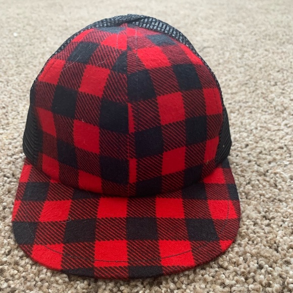 George Hats, Buffalo Plaid Trucker - Picture 1 of 3